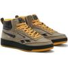Reebok Mid Top Skateboard Shoes Unisex Khaki Yellow Sneakers 24FRC909U4GY3