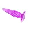 Spiral Textured Anal Plugs with Strong Suction Base Soft TPE Butt Plugs for Hands-Free Play Waterproof Easy-Clean Discreet Adult Toy