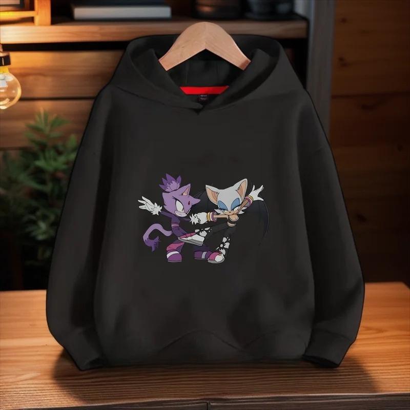 Cartoon Printed Kids Fashion Sweatshirts Casual Versatile Hoodies Sweatshirts Boys