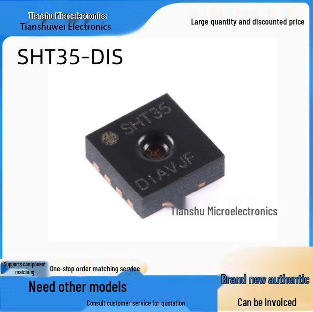 

SHT35-DIS DFN-8 High-Precision Temp & Humidity Sensor IC Chip, Original Stock Available