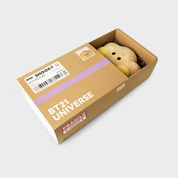 LINE FRIENDS BT21 SHOOKY Mini velká a malá stojící panenka (M)