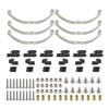 Metal Steel Leaf Spring Suspension Kit for WPL B1 B14 B-14 B16 B24 B-24 C14 C-14 C24 C-24 B16 6x6 4x4 1/16 Military Truck Parts