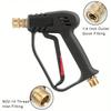 4000PSI Car Wash Pressure Gun - 5 Color Quick Connect Nozzle Kit with M22-14 Adapter for Kärcher/Nilfisk
