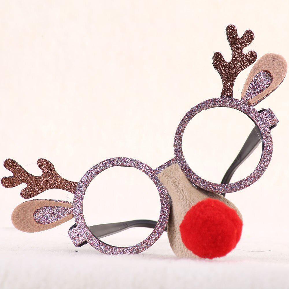 Weihnachtsdekoration Lustige Brille Brille Rote Nase Elch Brille Weihnachtsdekoration Kindergeschenk