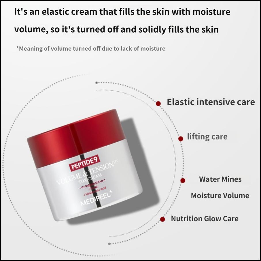 Medipeel Peptide 9 Volume & Tension Tox Cream Pro 50g – Firming & Plumping Anti-Aging Cream