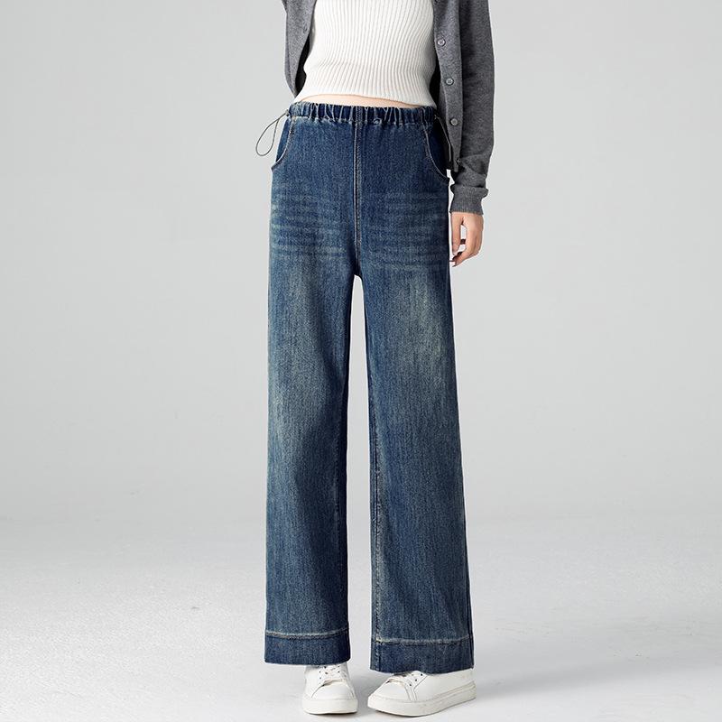 

Maternity Wide-Leg Jeans for Short Women - Trendy, Non-Constricting Spring/Summer Pants for Moms XL