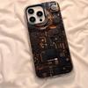 Creative Circuit Board Pattern Phone Case For iPhone 17 Air 16 15 14 11 12 13 Pro Max Plus X XR XS Colored Silver Hard Cover