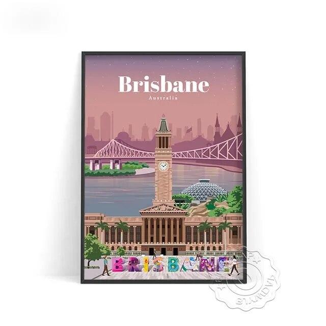 World City Travel Poster, Japan Tokyo Osaka Poster, Spain Madrid Watercolor Print, Florence Milan Santiago Chicago Wall Decor No Frame