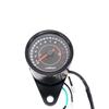 Motorcycle Tachometer Meter LED Backlight Tachometer Gauge 13000RPM Rev Counter for Harley DC 12V