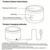 Portable High-Frequency Vibration Denture Cleaning Machine USB Powered for Jewelry Eyeglasses Watches Home Use
