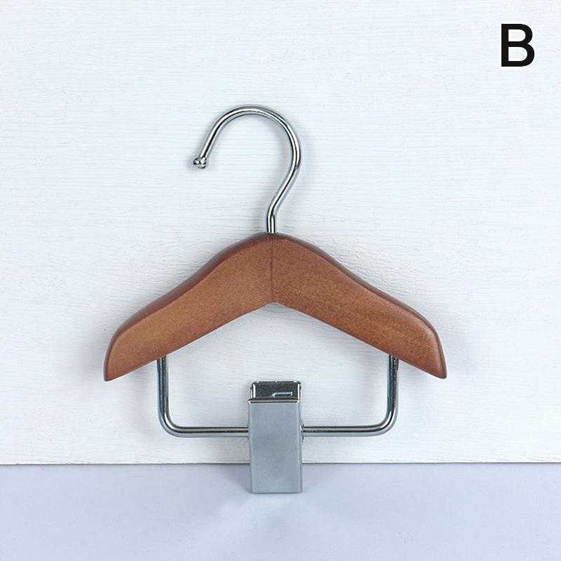 

Мини-вешалка для одежды, детская вешалка из высококачественного дерева с нескользящим зажимом, практичный крючок для одежды для домашних животных, вешалка для гардероба