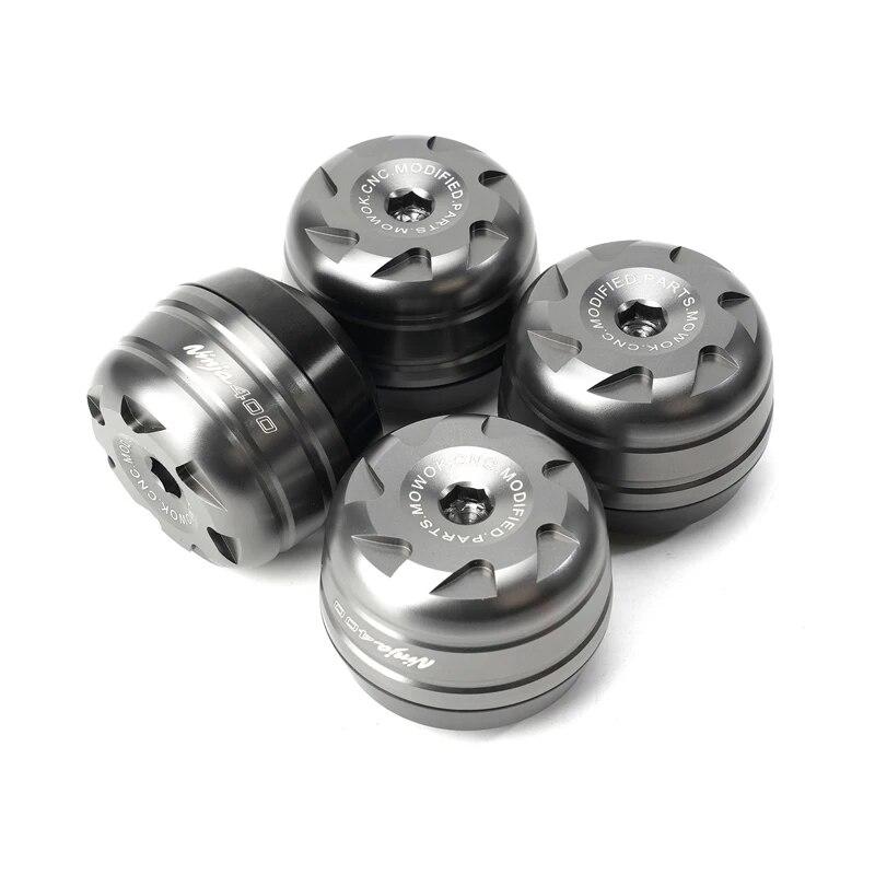 Motorrad Vorne Hinten Gabel Sliders Crash Pad Rad Fallen Schutz Für KAWASAKI NINJA 400 NINJA400 2018 2022