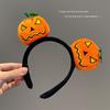 16PCS Halloween Spooky Pumpkin Hair Bands Quirky cute wash face headband women 2025 Halloween Party Hairpin Decoration Headpiece