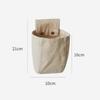 New Wall Mounted Fabric Storage Bag Multi-Pocket Large Capacity Hanging Storage Bag Cotton Wall Mounted Bag Dormitory