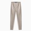 2025 Autumn/Winter Women's Slimming High-Waisted Faux Leather Leggings