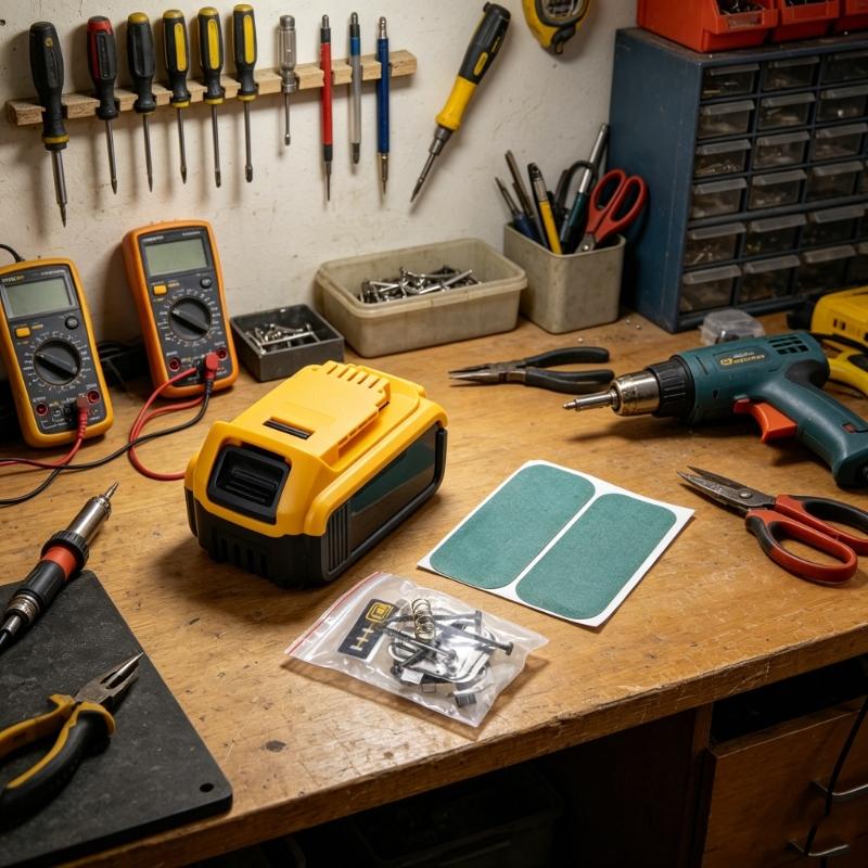 Universal 21V Battery Case Electric Drill Tool Circuit Board for Various Power Tool Heat Resistant Plastic Texture