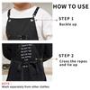 Fashionable Thickened Canvas Apron Restaurant Milk Tea Shop Coffee Shop Barber Work Dress Apron