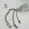 6/8/10mm Stainless Steel Ball Chain Layering Necklace for Women Men Oversize Chunky Chain Choker Grunge Aesthetic Y2K Necklace