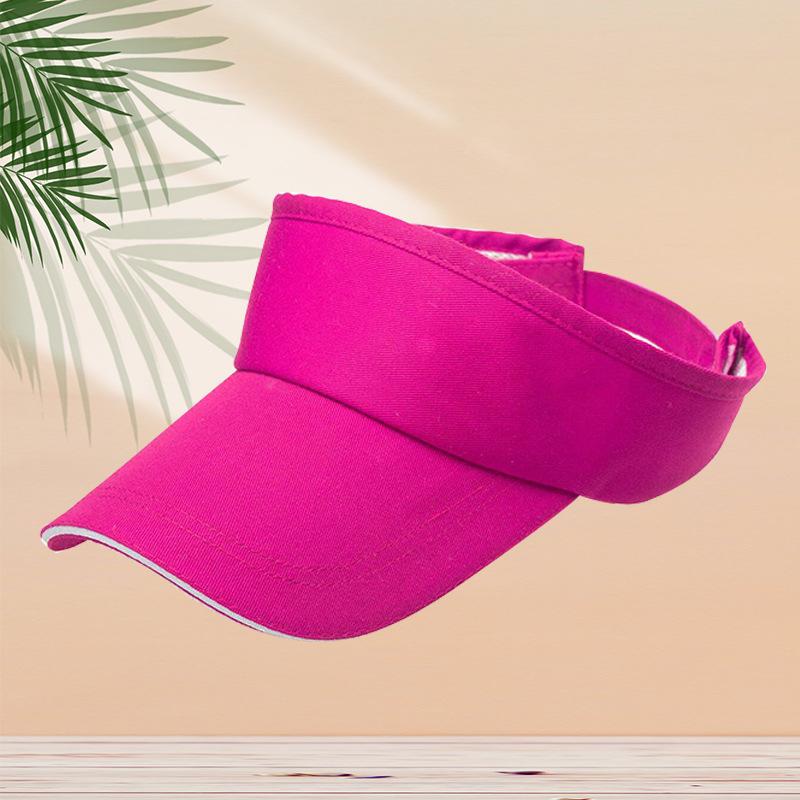 Outdoor sun hat empty top hat sun hat embroidered spring and summer sun protection hat
