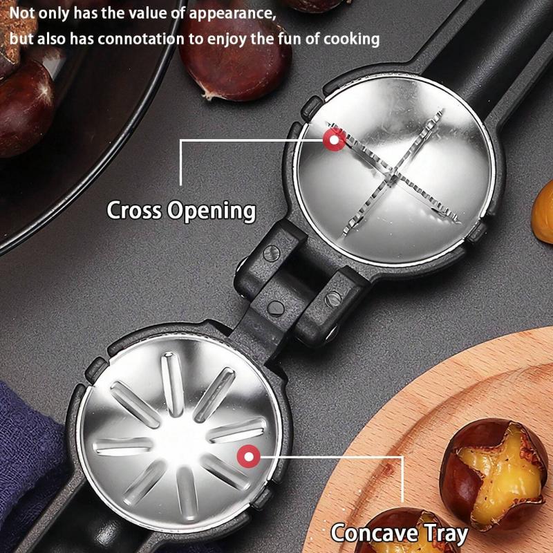 Chestnut Clip Walnut Pliers Nut Opener Sheller Multifunctional Portable Stainless Steel Gadgets for Household Kitchen Supplies