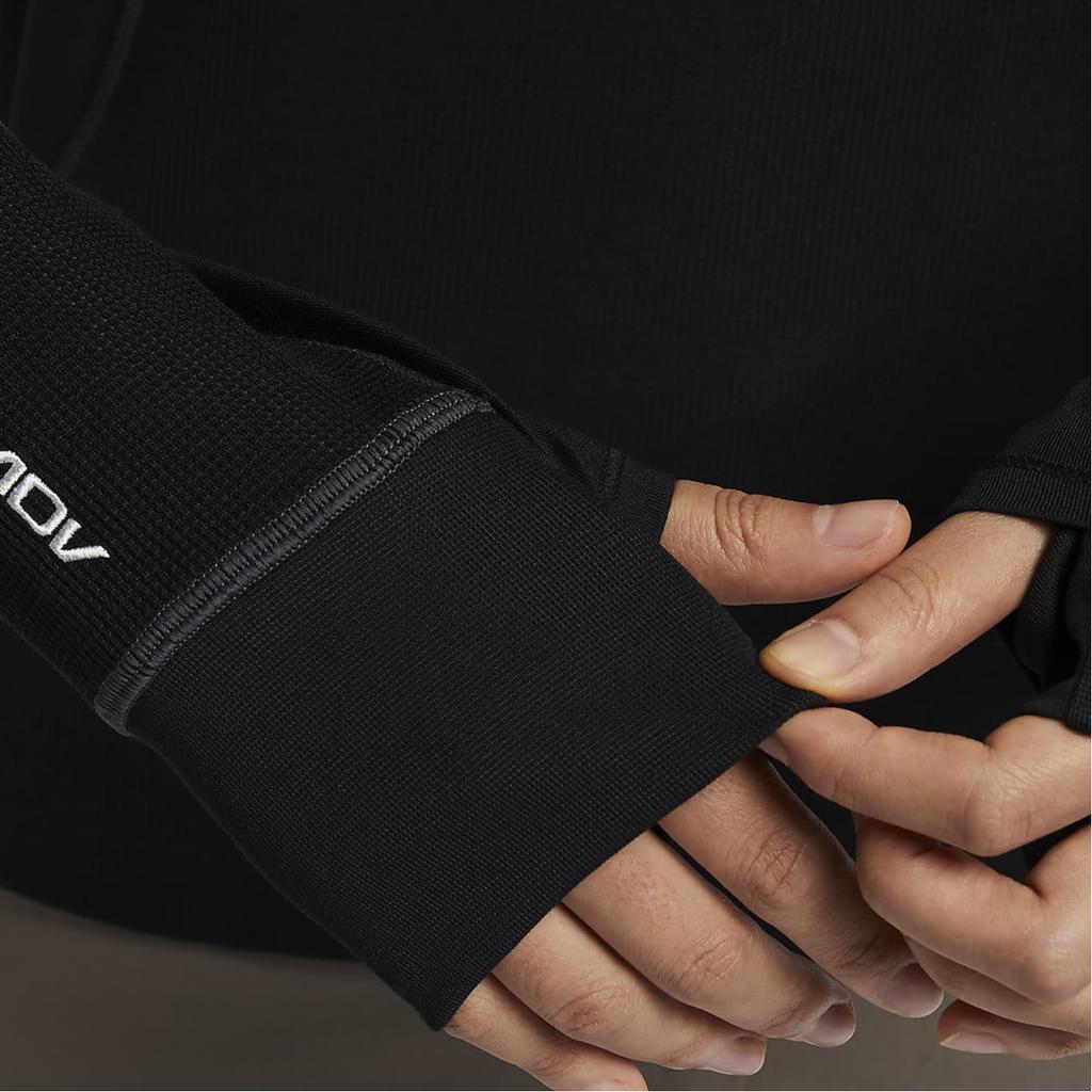 Nike ACG Dri-Fit Adv Goat Rocks Quick-Dry Outdoor Casual Long-Sleeve Mock Neck T-Shirt Women Tops Black FB8005-010