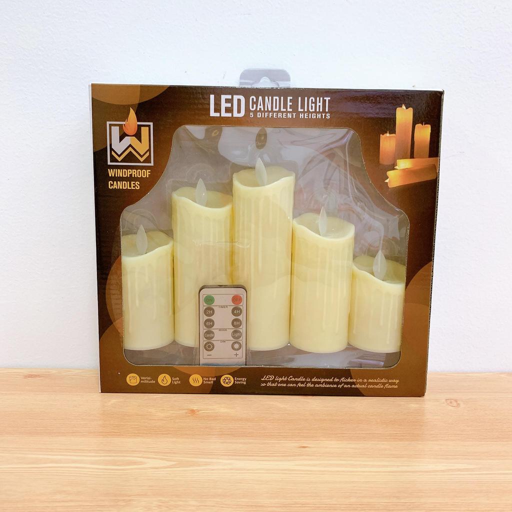 Flickering LED Candles with 10-Key Remote for Weddings, Parties, and Home Decor Script Props