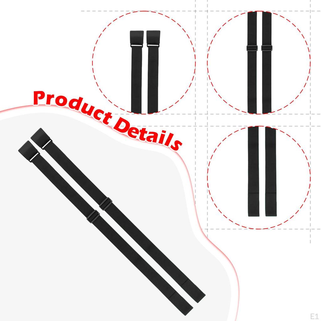 2Pcs Trash Bin Lock Straps Garbage Can Lid Locks Nylon Belts Heavy Duty Practical Universal