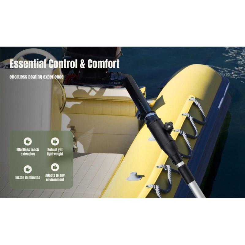 Trolling Motor Tiller Extension Handle Throttle Control Easy Installation Sturdy Spare Parts High Performance Extended Handle