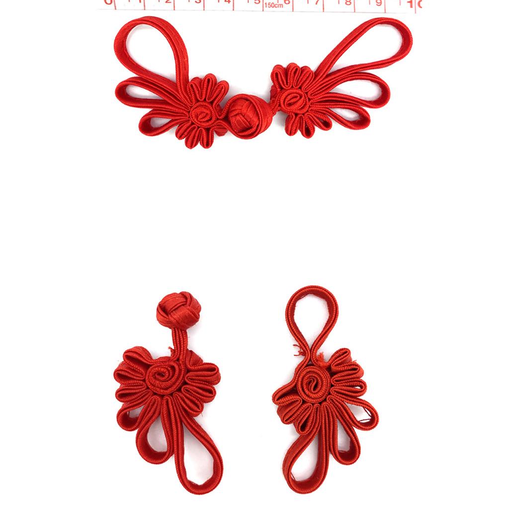 1pair Chinese Knot Buttons Handmade Cheongsam Buttons Traditional Dress Buttons for Cheongsam Invitations