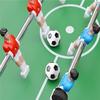 6Pcs 32mm Mini Black + White Plastic Table Football Balls Games Toy Accessories