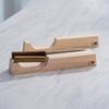 Nichinichi Tools Scrap Wood Knife Stand, Double, Horizontal, Wooden, Made in Japan