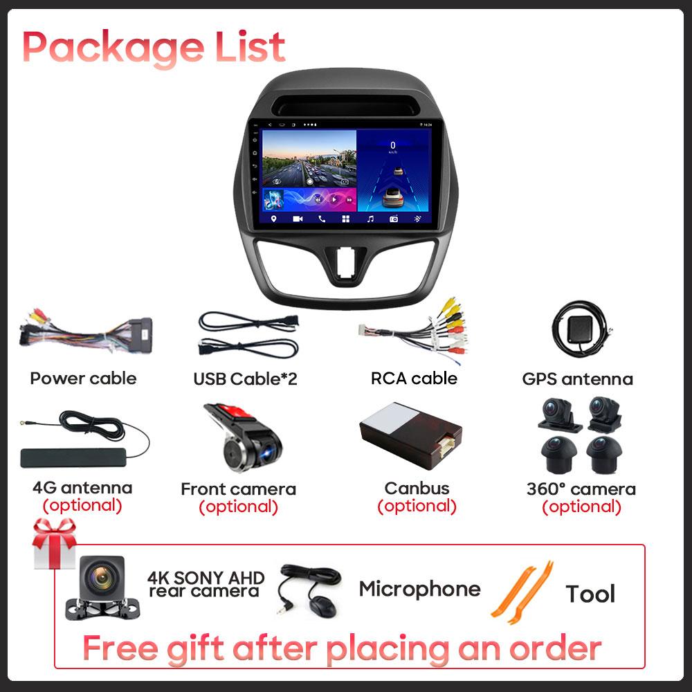 Android Multimedia For Chevrolet Spark Beat 2015 - 2018 Car Stereo CPU Radio QLED Player GPS Navigation Carplay Auto HDR 5G Wifi