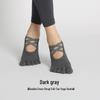 Rutschfeste Yoga-Socken für Damen mit doppelten Kreuzriemen und Fünfzehen für den Innenbereich