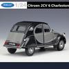 Welly 1/24 Citroen 2CV 6 Charleston Alloy Classic Vintage Car Model Diecast Metal Toy Classic Car Model Collection Gift