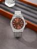 Business casual quartz watch with classic steel bracelet minimalist dial design date display durable case versatile for dail