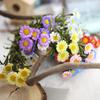 Artificial Fake Silk Daisy Flower Bouquet Home Wedding Party Decoration 8 Heads