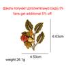 New Bee On The Branch Brooches For Women Rhinestone Fashion Pin Insect Honeybee Jewelry Vintage Accessories Good Gift