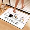 Bathroom Floor Mat Soft Diatom Mud Kitchen Floor Mat Toilet Floor Mat Quick Drying Bathroom Absorbent Floor Mat Toilet Floor Mat