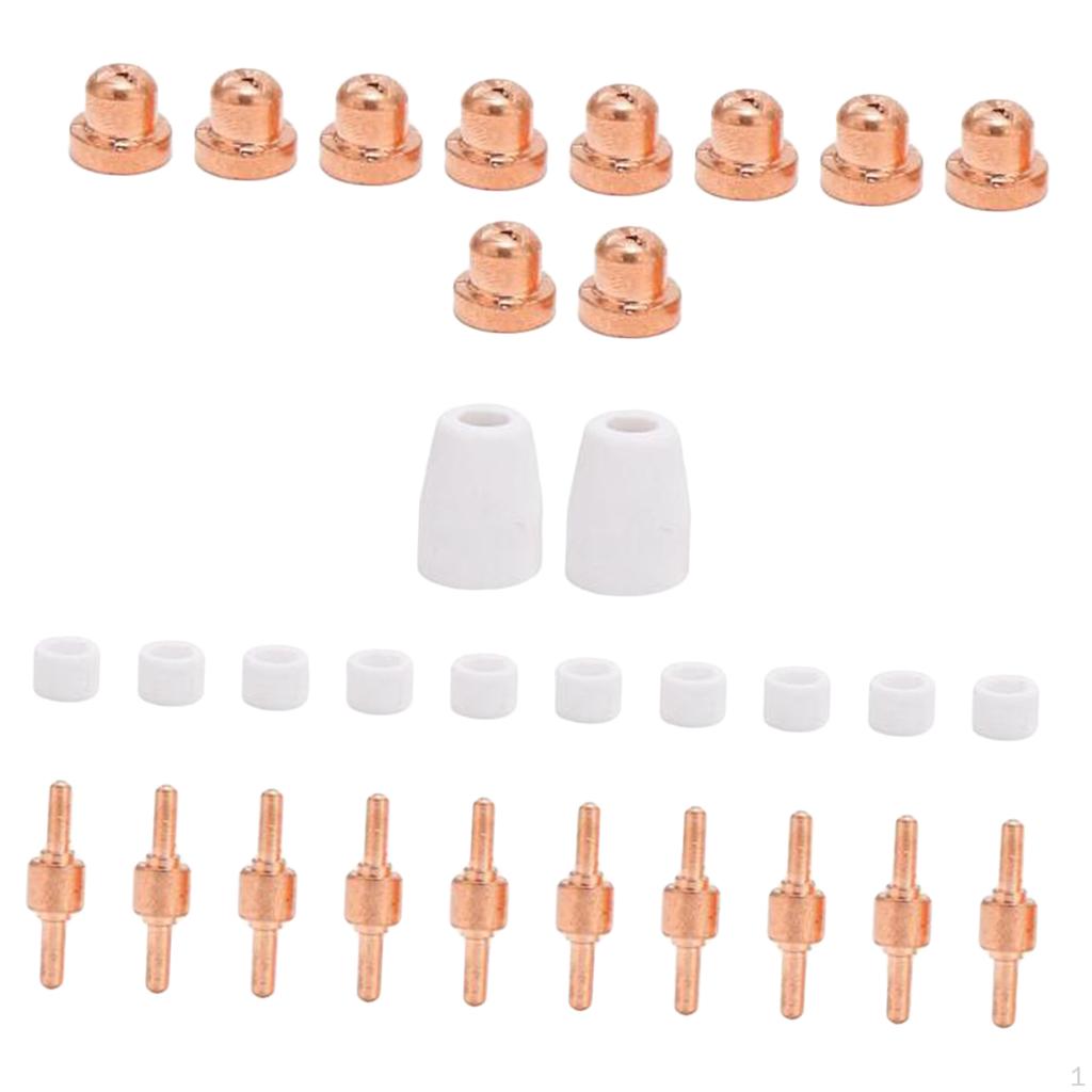 Cutter Consumables Electrodes Tips Nozzle Set for K50 Welding Machine