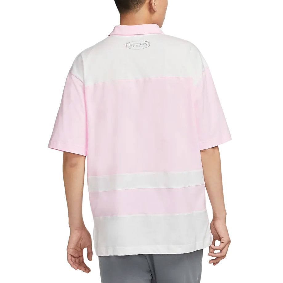 Nike Sportswear Men's Color Block Polo Shirt Pink FN3694-125