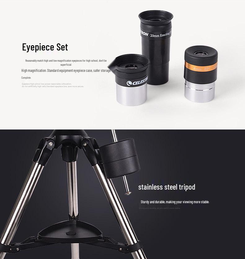 130DX High Definition 130EQ Telescope: Large Aperture, Night Vision, Professional Stargazing