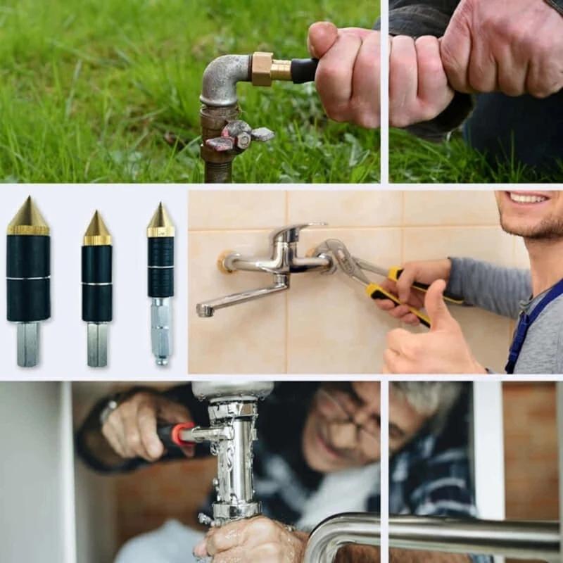 1 Set Plumbing Wrench Universal Water Pipe Pin Needle Water Stoppers Tool Water Stop Plumbing Tool Set