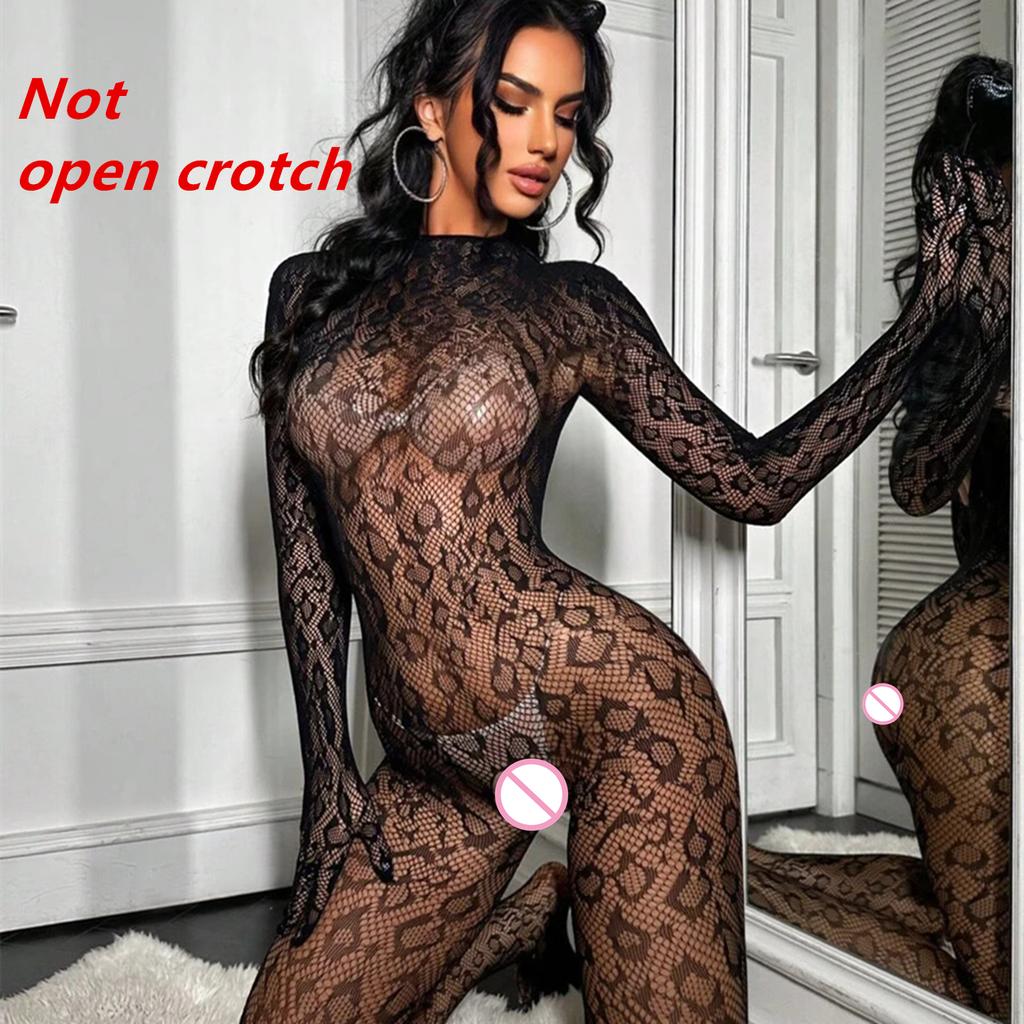 Lingerie Bodystocking Women Body Suit Sexy Adult Female Underwear Crotchless Catsuit Erotic Porn Bodysuit Lenceria Sexual Mujer
