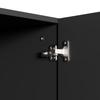 Modern sideboard cabinet with 4 doors, large storage space and clear U-shape structure, for living room & dining area, 160×75×38 c