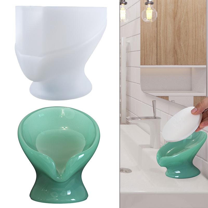 

Beishu DIY лист лотоса мыльница лоток смолы плесень держатель коробки ручной работы силиконовая форма
