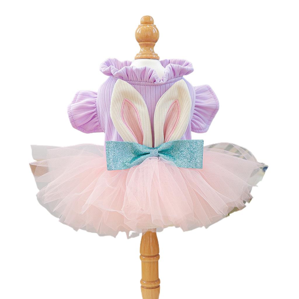 Pet Clothes Little Fairy Skirt Cat Clothes Dog Clothing Rabbit Gauze Skirt Fluffy Princess Skirts