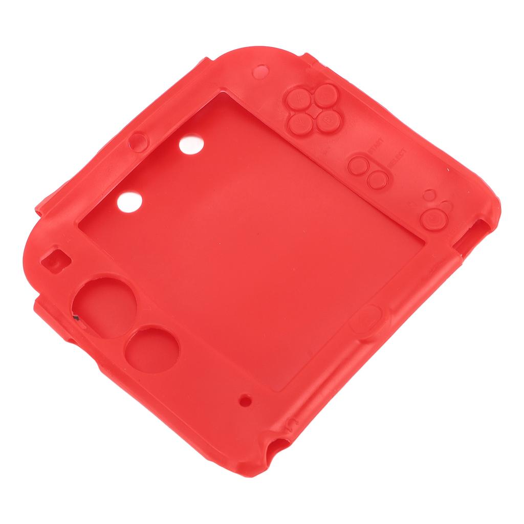 Handheld Game Console Silicone Cover for 2DS Soft Ive Case Scratch Resistant with Top Bottom Screen or
