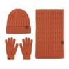 Hengyuanxiang HYXHL8809 Winter Warm Fleece-Lined Scarf 3-Piece Set