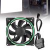 12V 24CFM LED Cooling Fan 1500RPM Silent CPU Cooler Computer Chassis Radiator