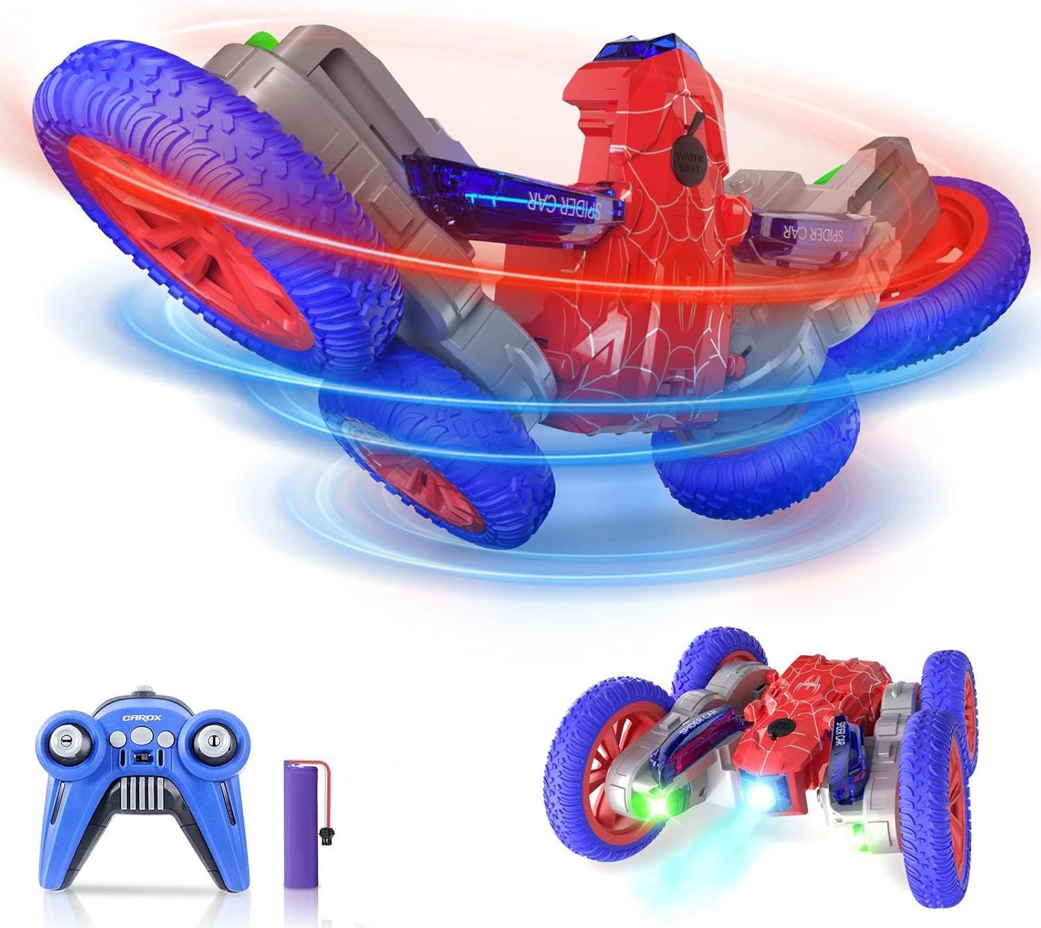 

Радиоуправляемая машина для дрифта Spider: Двусторонний трюк, Световой спрей, Деформация 2,4G Пульт дистанционного управления